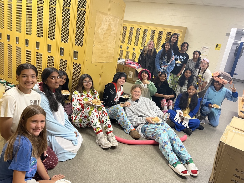 PJ Practice today! Our crew is unhinged 🏑🤷‍♀️🤪
