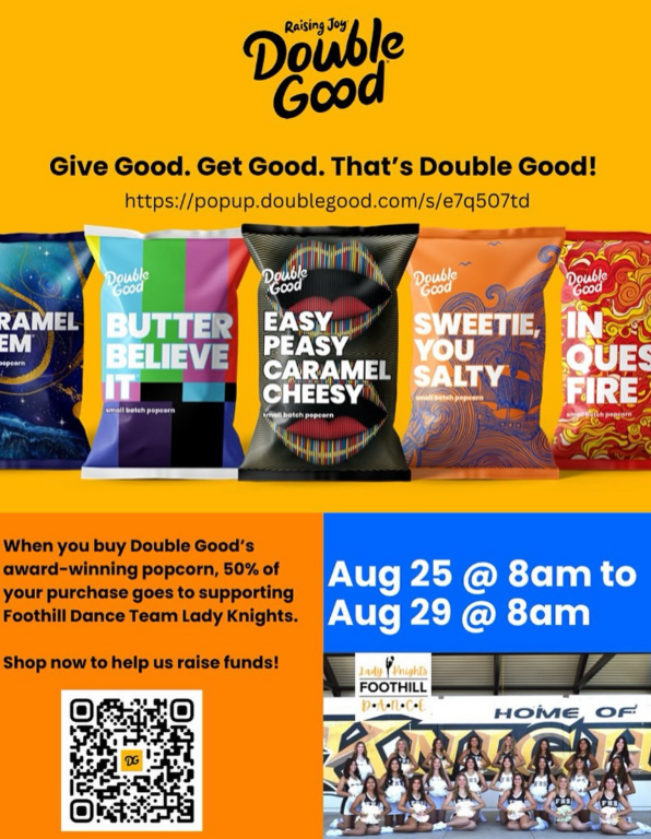 FHS DANCE 2025 DOUBLEGOOD POPCORN FUNDRAISER
