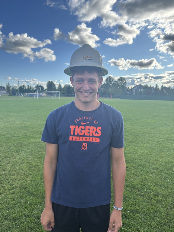 Game 5 (Alma Tourney) Hard Hat winner,  Senior Brenton Scoby with the exciting game winning header goal to push the Oilers into the tourney final vs Alma,  1-0 over Ida.    Wtg Brenton!