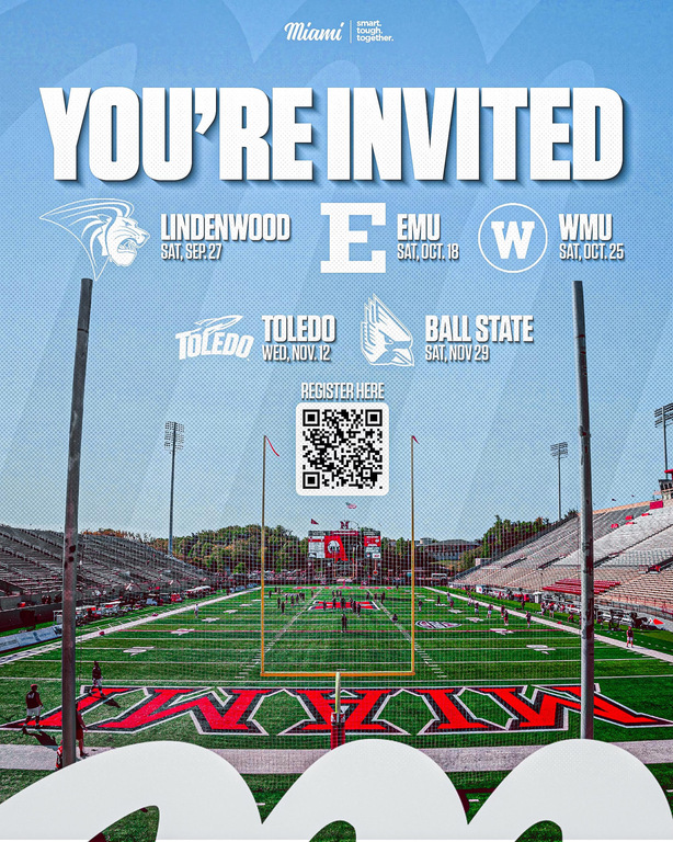 Miami Ohio Game Day Visit Schedule