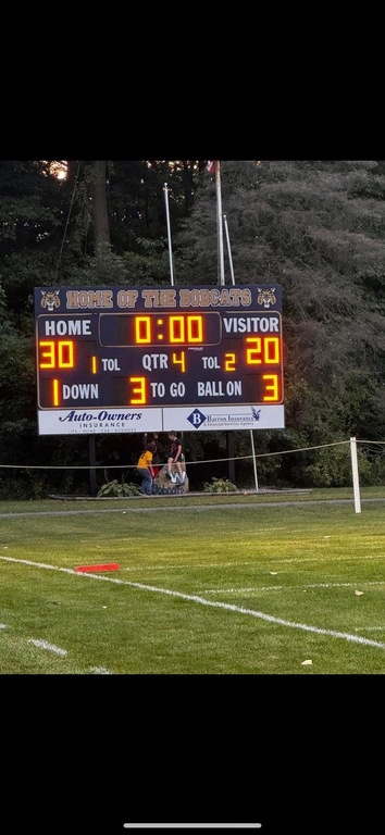 Congrats to our JV team on their 30-20 win over Blissfield last night.