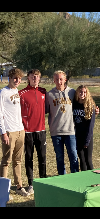 Great group of lancers on signing day!