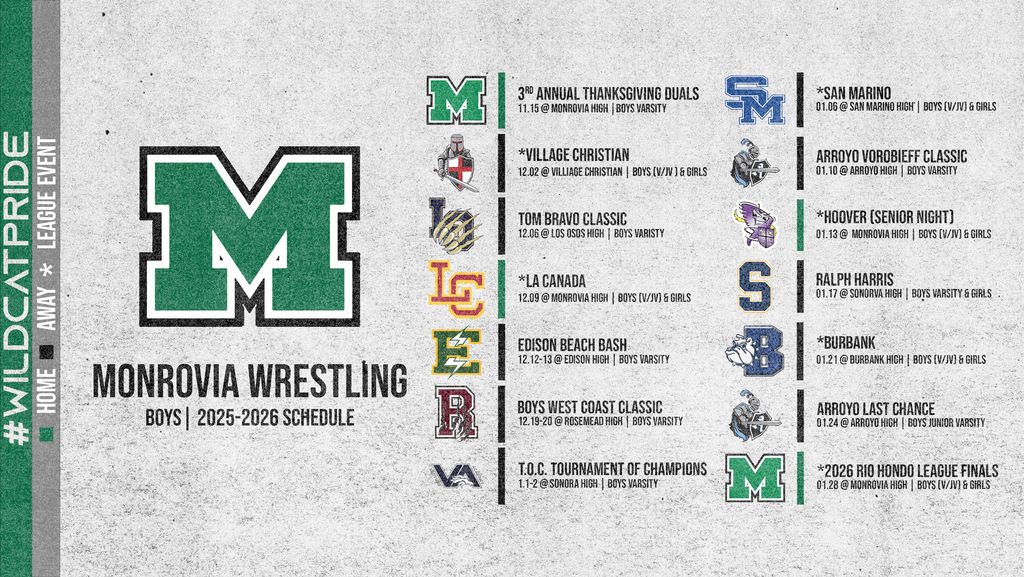 Boys schedule