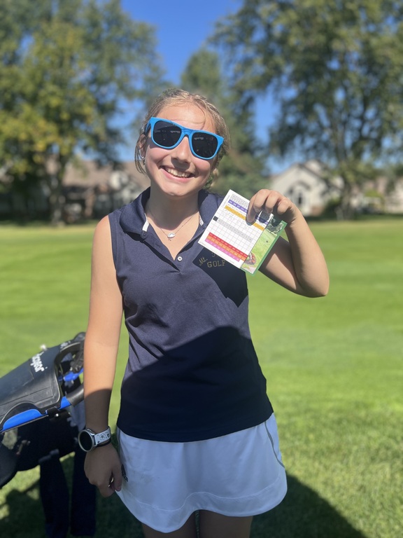 Bella’s first par!