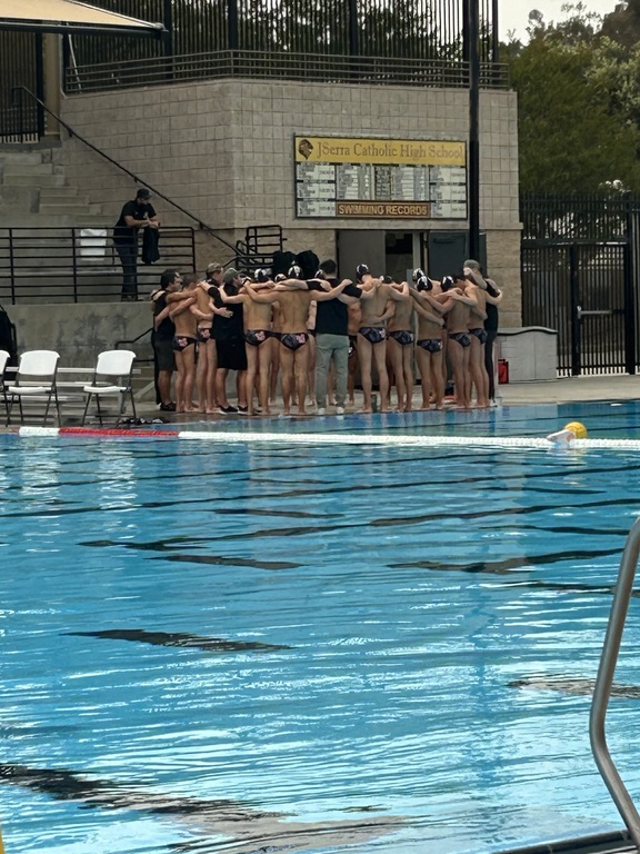 Pre-game huddle