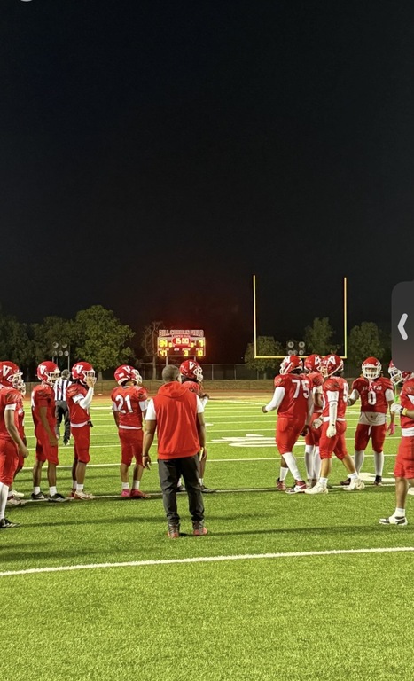 Final score 34-7! Go Redhawks!🔴⚪