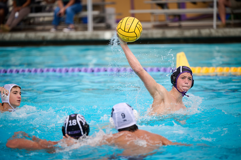 Tate Lewis shooting on goal during the Fall Classic Tournament in Santee
