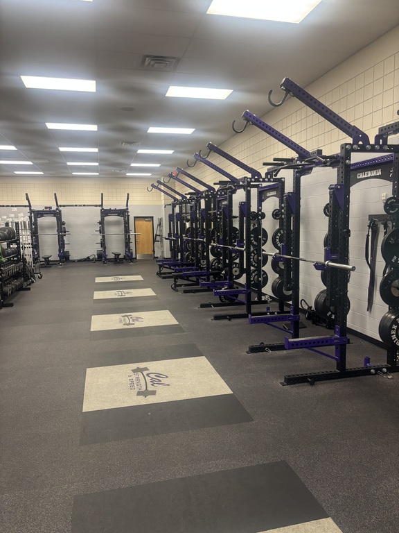 The weight room room today—-championships are built on hard work!  No Excuses!