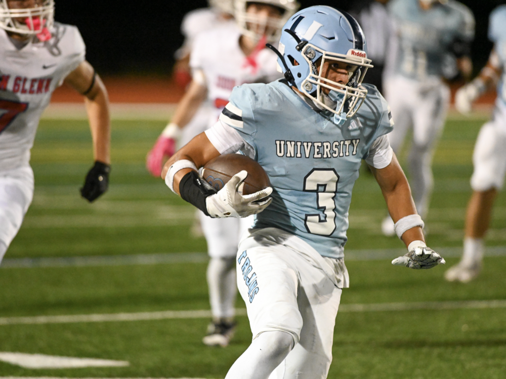 #3 Joey Davis cuts upfield