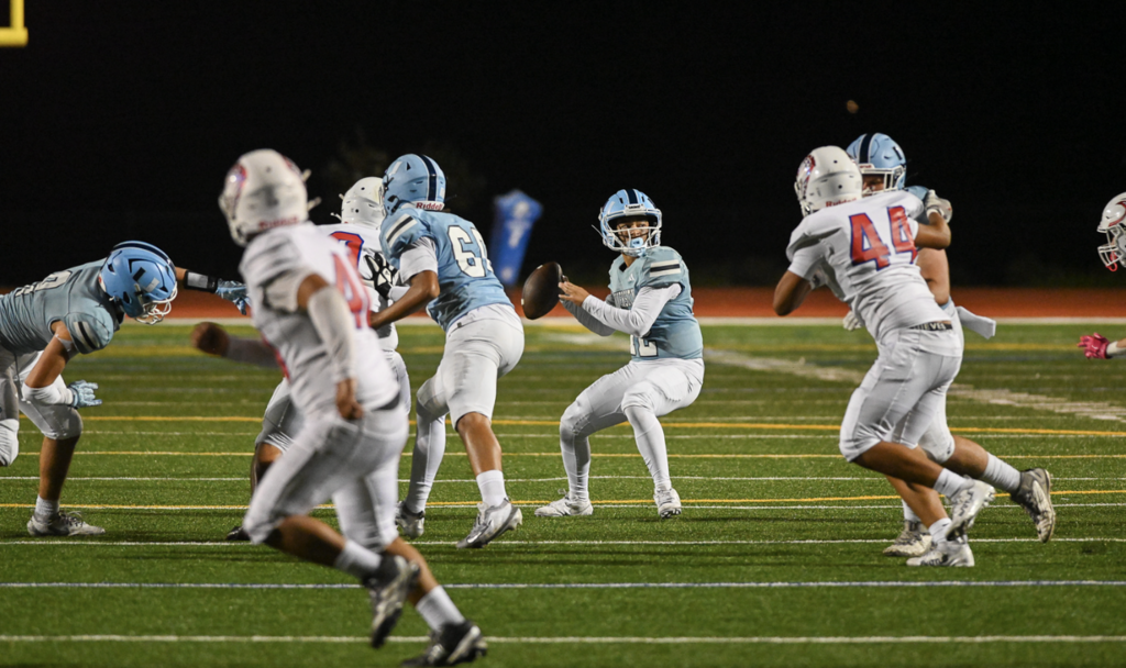 QB Dylan Elmer had a big night with 3 TD passes