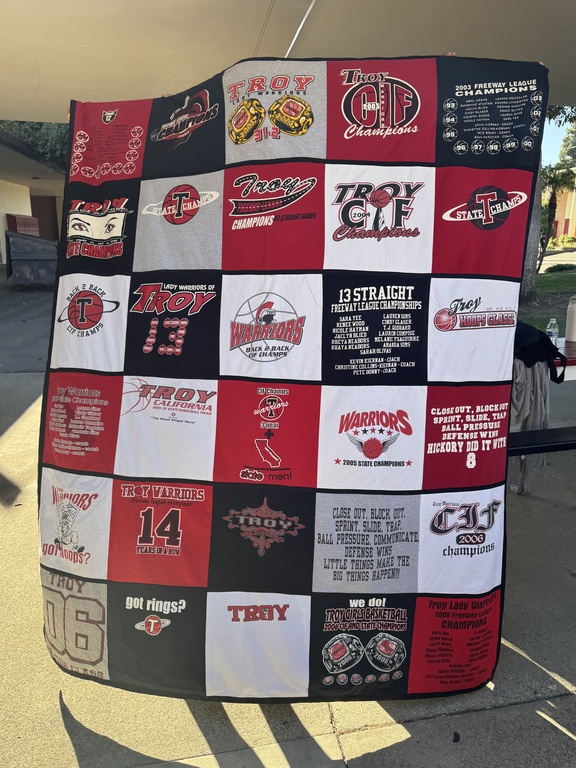 Troy Girls Basketball T shirt memories