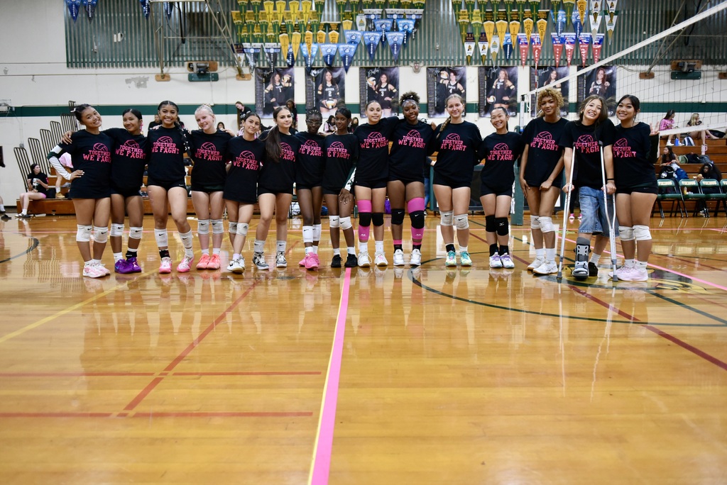 ATTRIBUTE TO CANCER PATIENTS, VANDEN GIRLS VOLLEYBALL TEAMS OCTOBER IS CANCER AWARENESS. ALL OVER THE WORLD. SO ALL SPORT TEAMS SUPPORT , THE CAUSE FOR A CURE . 1ST FROSH / SOPH