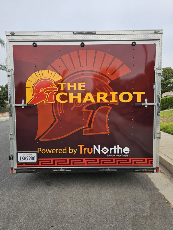 "The Chariot" as our trailer has been named by our band & guard.