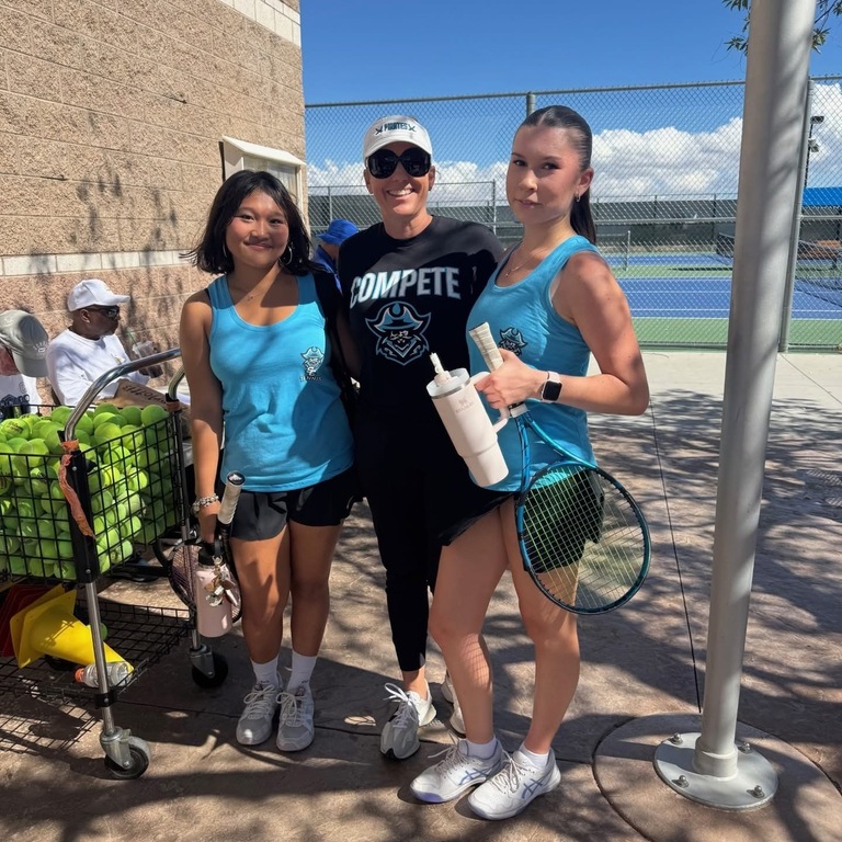 *** AHOY PIRATES! ***

Our Tennis team is CRUSHING IT on the courts in Regionals and we have three players advancing to Round 4 today @ 1pm. 

Ryanna R. is playing in Round 4-Singles today at Spring Valley.

Chloe M. and Italia P. will be playing in Round