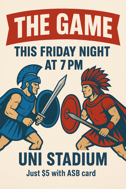 Boosters calling all Men, Women and Children! We need YOU to come out this Friday night to support our Trojans. Playoffs on the line and we need the Trojan Stadium Stands full and ready to cheer our team on to victory.  Let's GO!