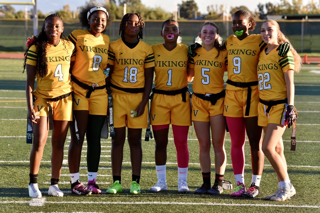 VANDEN VARSITY GIRLS FALG FOOTBALL, SENIORS OF 2025 & 2026 10 / 20 / 2025 AT ROD