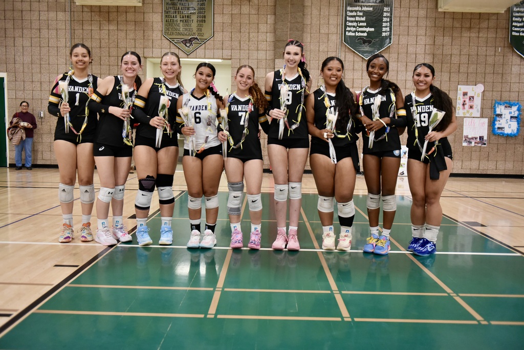 VANDEN VARSITY GIRLS VOLLEYBALL  SENIORS 2025 & 2026 AT ROD