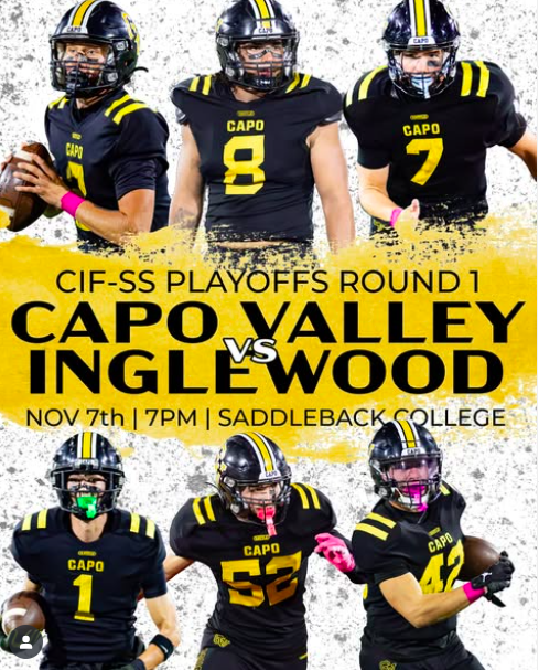 🚨PLAYOFF UPDATE🚨

CAPO Football has secured the #2 seed in the Division 3 playoffs! We will play Inglewood at home this Friday!!

LET’S GO COUGS!!