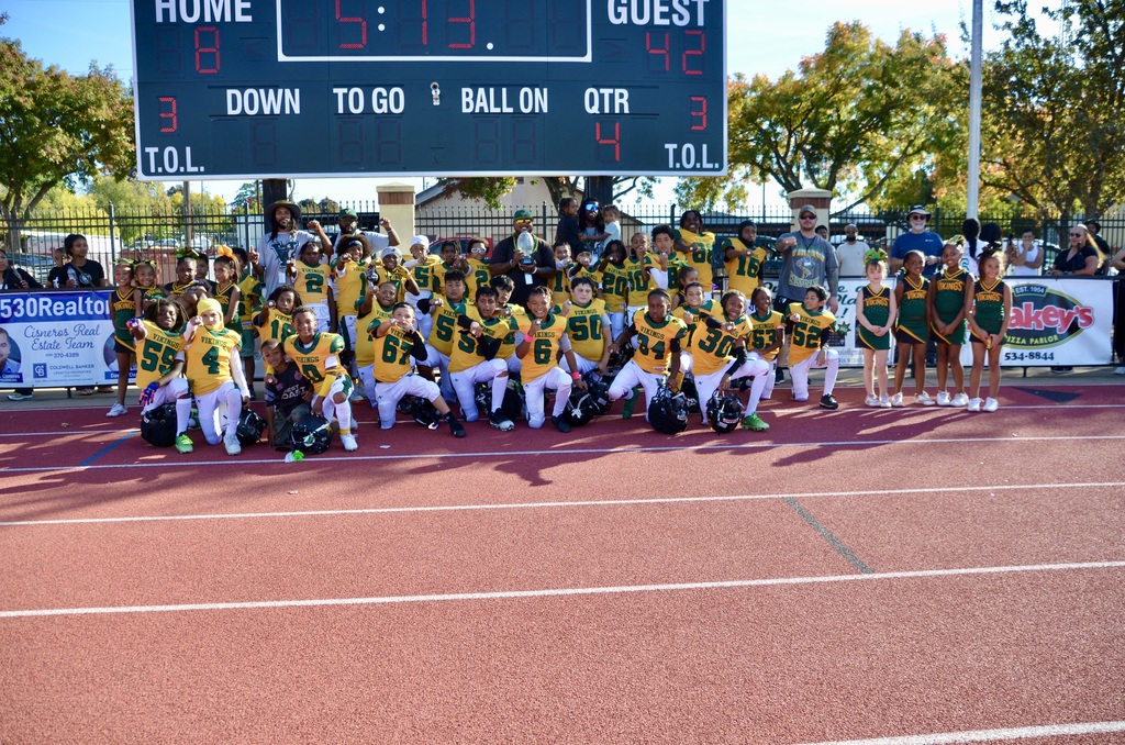 VANDEN JR. VIKINGS 10 U FOOTBALL TEAM ,CONGRATULATIONS ON A OUTSTANDING SEASON , TO ALL OF YOU . MAKING YOU JR. VIKINGS 10 U,  3 TIME  CHAMPIONSHIP TEAM & THE COACHING STAFF AT VANDEN . 11 / 8 / 2025 . WHAT A RECORD .!!!!! 3 PEAT WINNERS. PAPA JOE