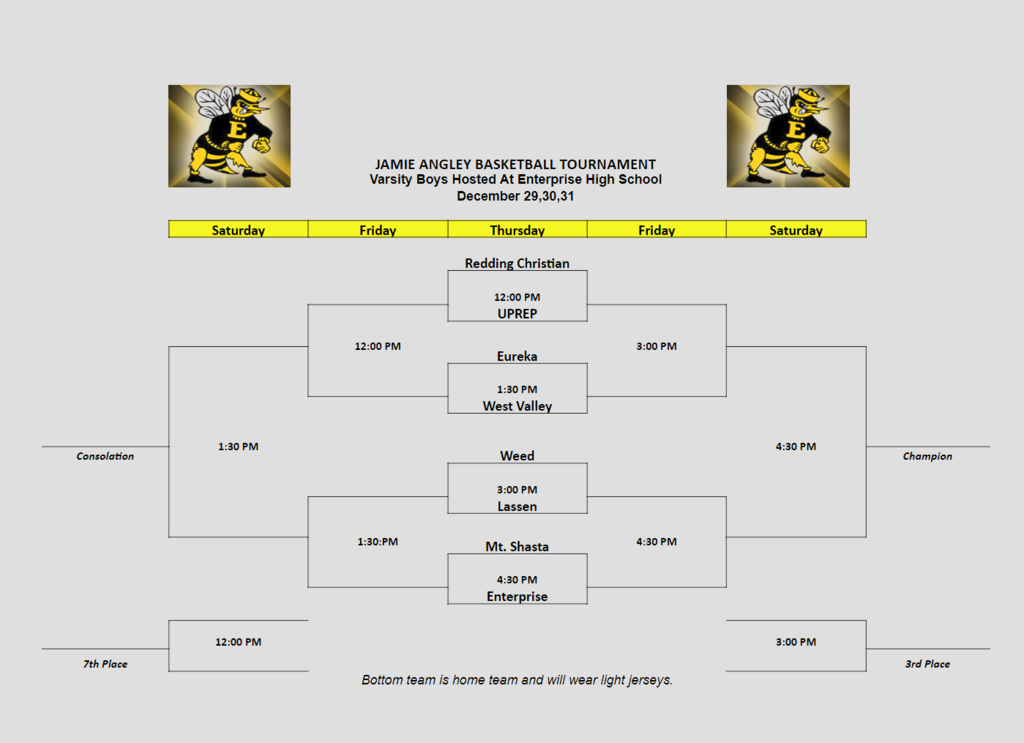 Jamie Angley Varsity Bracket