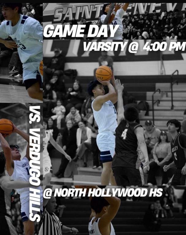 Game Day Alert! 🏀 St Genevieve Vs. Verdugo Hills.
🗓️ Today Saturday, November 22nd.
⏰ Time: 4:00 PM
📍North Hollywood High School
Tickets available via GoFan

Check out North Hollywood High School's event - Boys Basketball Showcase