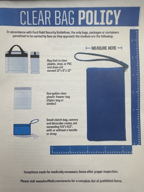 Bag policy
