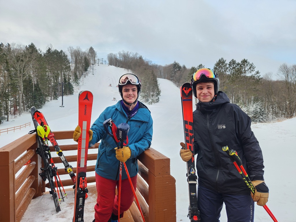 Cal Skiers at Ski Brule Thanksgiving Camp in the Upper Peninsula