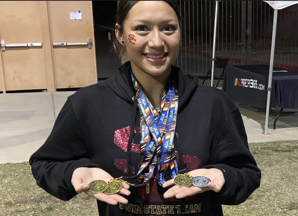 Congratulations to Carissa Palomarez '27 on being named both Southern Arizona
Swimmer of the Year and Division II Swimmer of the Year!
#LancerLife