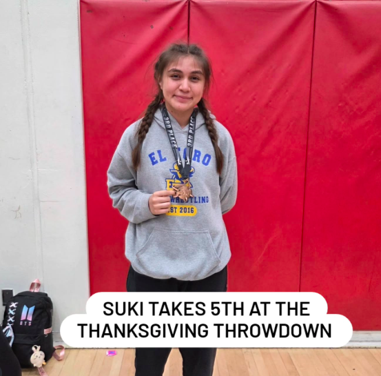 Suki brings home her first varsity medal!