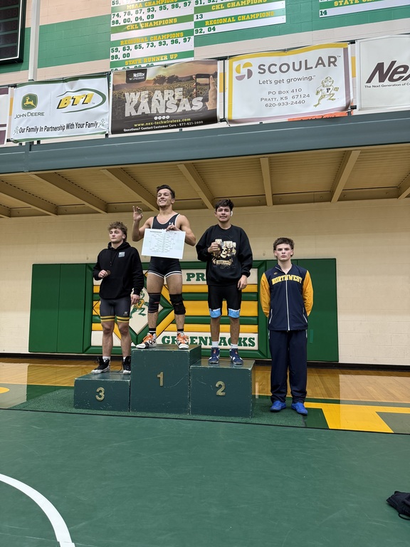 Congratulations to Malachi on a runner-up finish at the Pratt Invitational today!