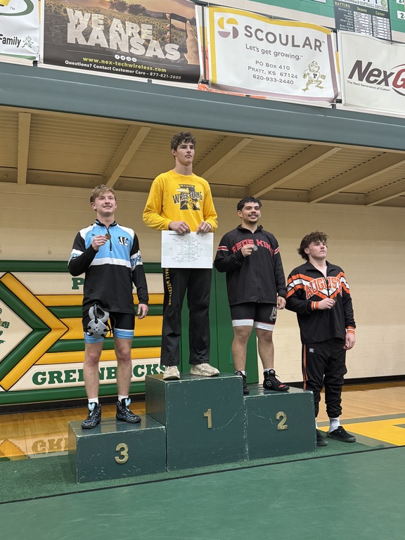 Congratulations to Blayre on a 3rd place finish at the Pratt Invitational today!