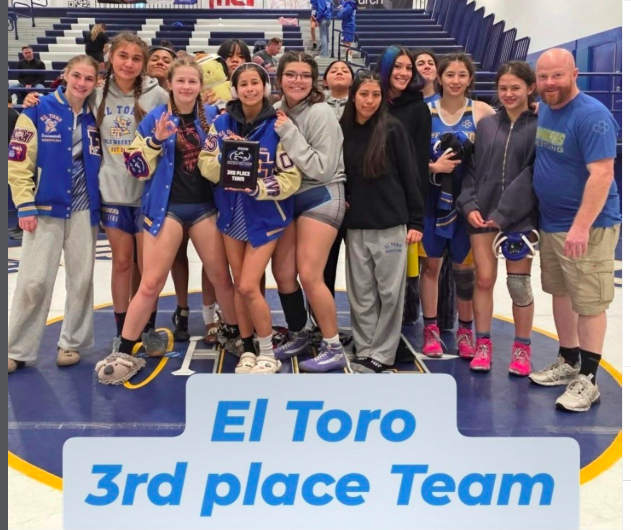 Congrats to our El Toro Lady Chargers for finishing in 3rd place in the San Dimas 4th Annual Brawl. 🔥 GO CHARGERS! ⚡️⚡️🤼‍♀️ ⚡️⚡️