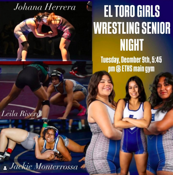 Come support our Lady Chargers as they take on the Aliso Niguel Wolverines Tuesday December 9th @ 5:45 at home for Senior Night.