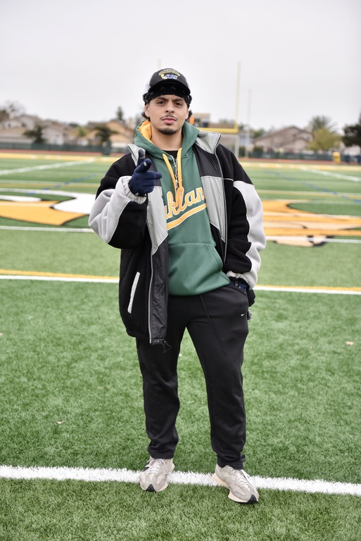 DEIGO NUNEZ,  VANDEN  VIKINGS GRADUATE & VARSITY FOOTBALL TEAM KICKER &  LEGENDARY 1 ST 2021  STATE CHAMPIONSHIP FOOTBALL TEAM , WITH THE WINING KICK TO BEAT AQUINAS 14 - 13 . THE NEW HEAD COACH FOR THE VANDEN VIKINGS JV SOCCER TEAM . WELCOME BACK DIEGO ,