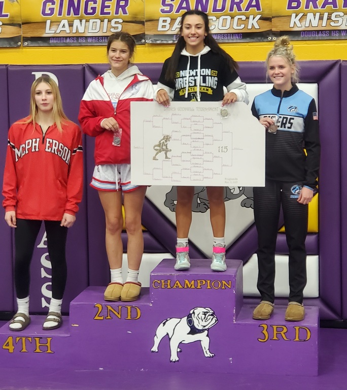 Congratulations to Sadie for placing 3rd at the Douglas tournament!