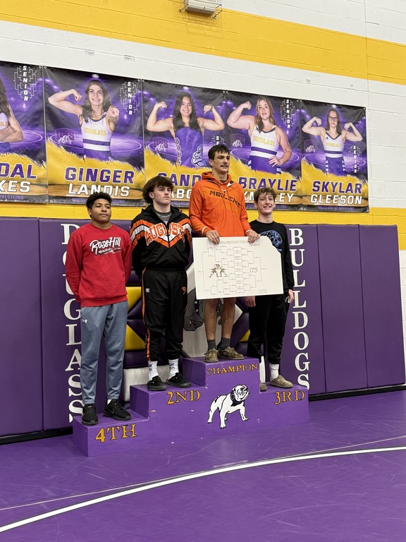 Congratulations to Abe on a 3rd place finish at the Douglass Goodwill Tournament!