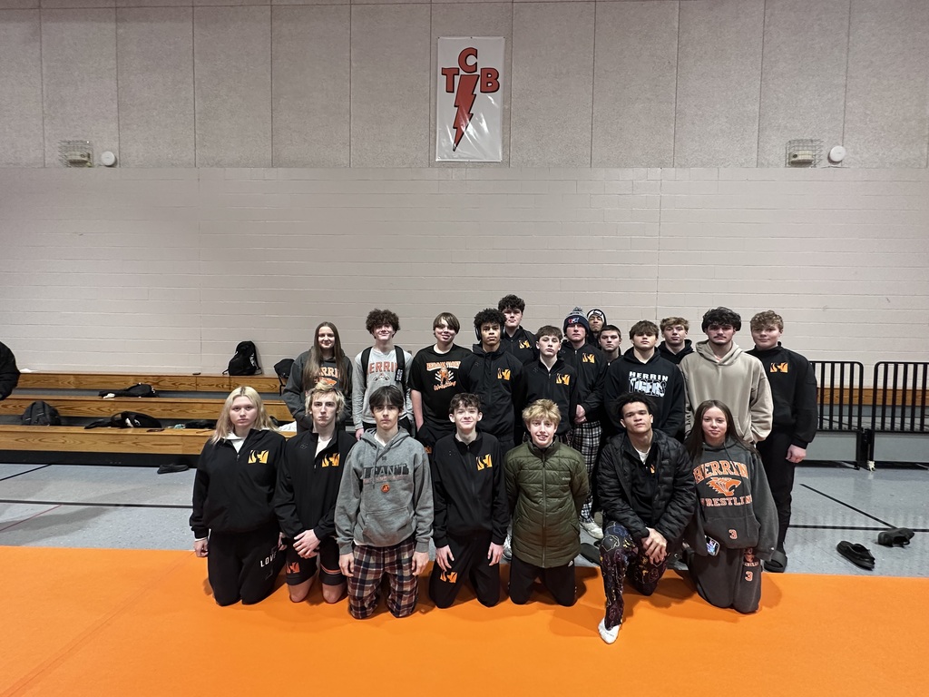 This Saturday Herrin competed in the Marion Dual Tournament against 15 other teams.  Herrin went 3-2 on the day and finished 4th place overall. 

Herrin 42 
Salem 37

Herrin 40
WF 36

Herrin 45
Sparta 24

Freeburg 61
Herrin 18

Effingham 54
Herrin 27

Her
