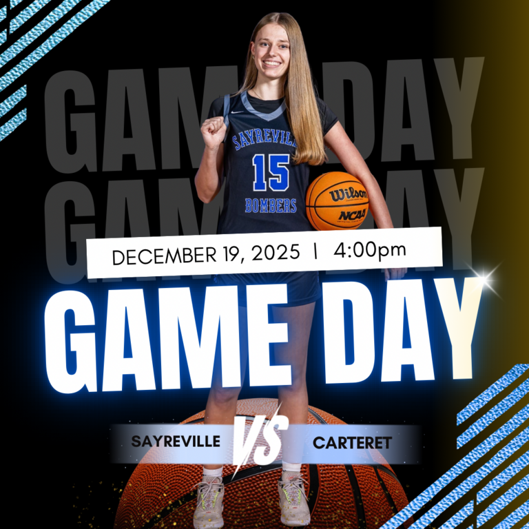 HOME OPENER! 🔵⚪️ We will host Carteret at 4 as we look to defend our home court! Let’s go Bombers! 🏀