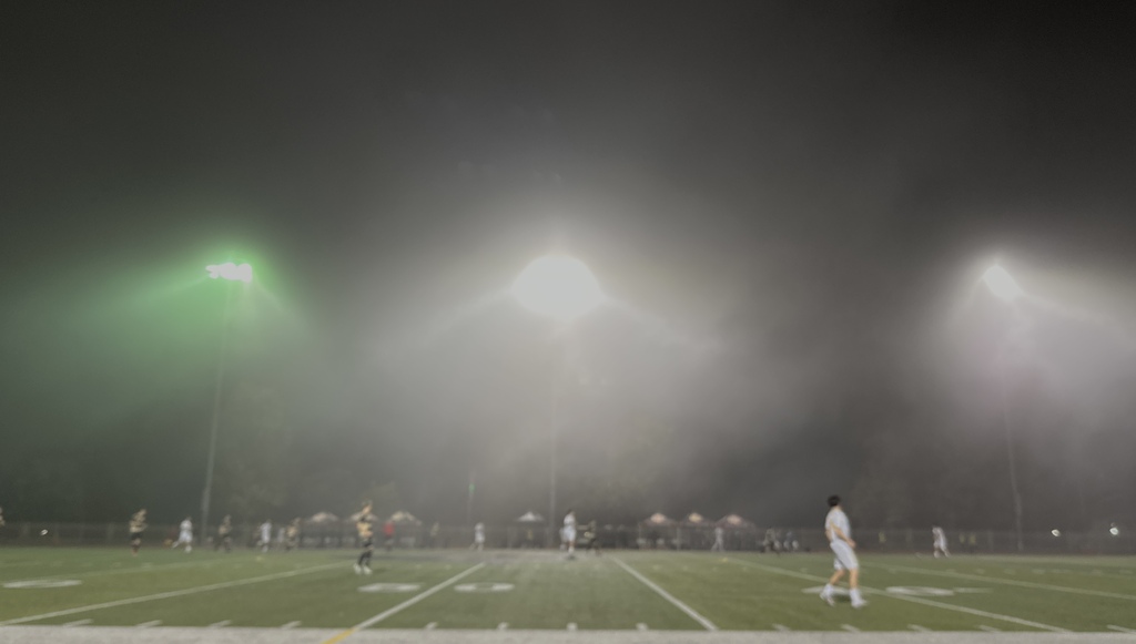 Foggy night on the pitch ⚽️