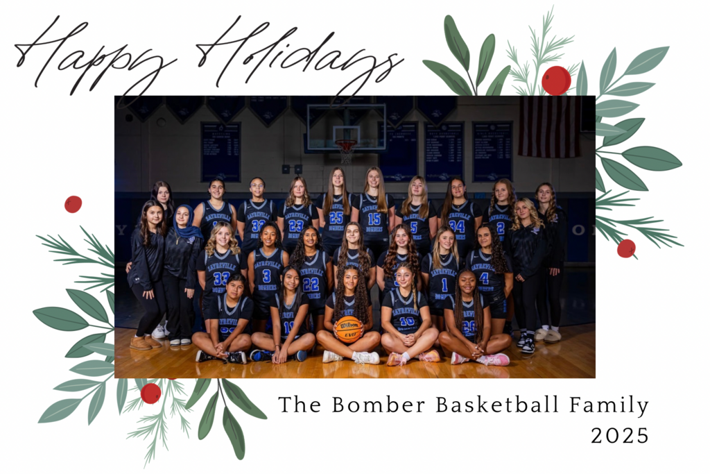 Happy Holidays from our Bomber Basketball Family!