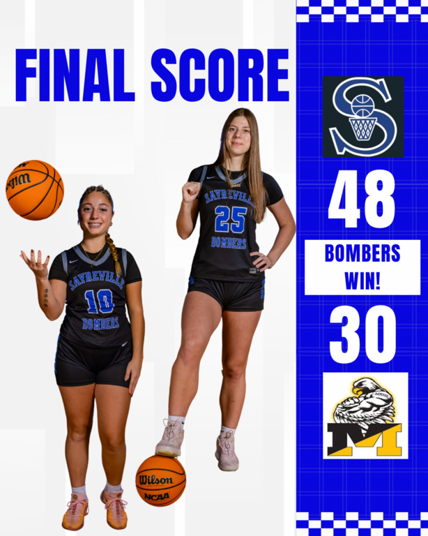 Bombers Win! Natalia Glazewski led all scorers with a dominant 20 points and 10 rebounds. Weronika Glazewski followed with 13 points and 9 rebounds, while Daniella Verlingo knocked down two three-pointers and another basket for 8 points.

The Bombers will