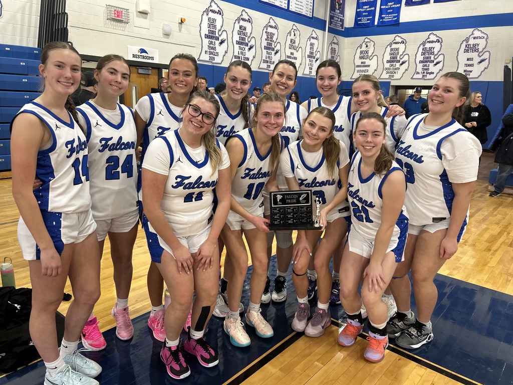 Girls battle back to win 43-42 to take home the trophy.