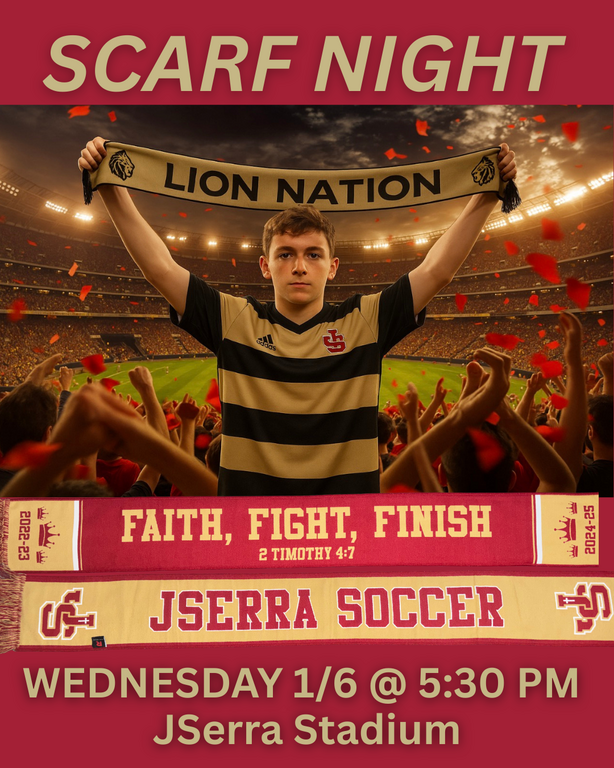 Scarf Night is Tonight 1/7! Kick off at 5:30!