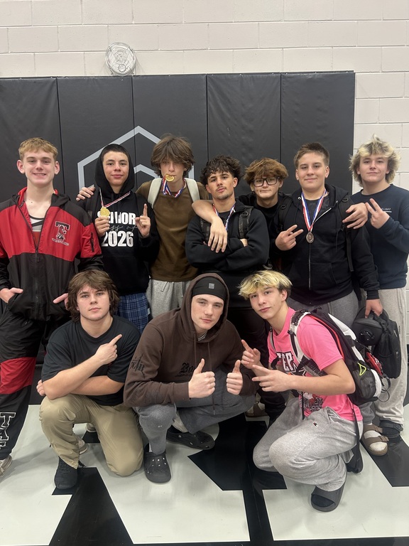 Our wrestling Team did amazing at the JV Warrior Wrath tournament today!!!
Congratulations! Go Aggies!!!
Gracen Godwin - 3rd Place
Aiden Powell - 1st Place
Mateo Drew - 1st Place
Diego Lopez - 1st Place