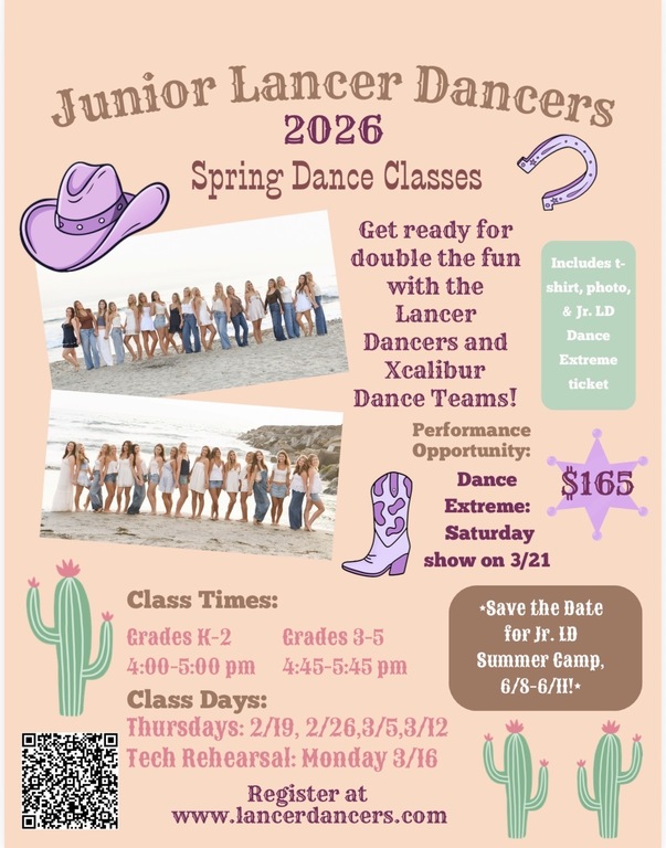 Sign up for Junior LD Spring Classes now!