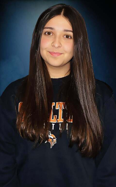 Veronica is a member of the National Honor Society, an AP Scholar with Distinction, and a four-year high honor student.
Her favorite wrestling memory is Coach Maloney reciting his experience at the 1979 Massachusetts heavyweight quarterfinals