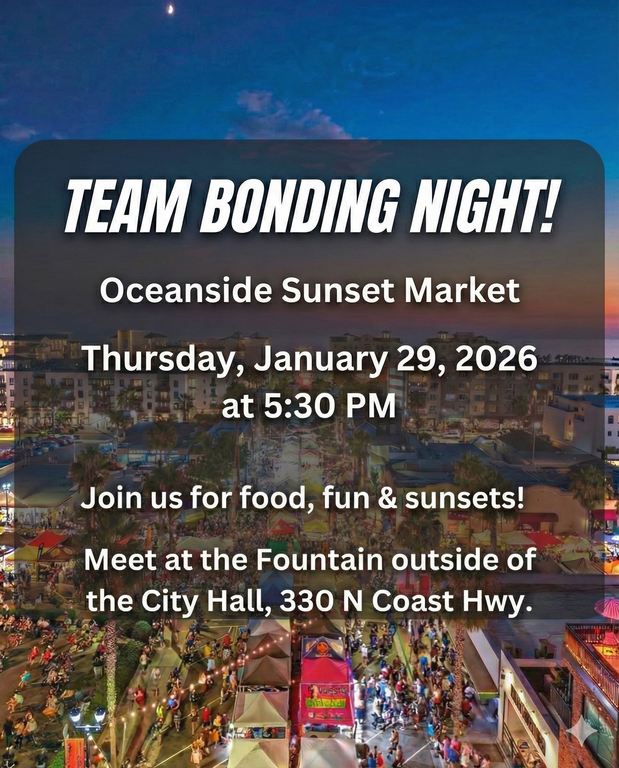 Let's kick the season off with some team bonding! Come to Sunset Market this Thursday at 5:30-7:30. Note: this is a public market and athletes will want at least $20 for food. Parents can grab a bite as well before heading out!