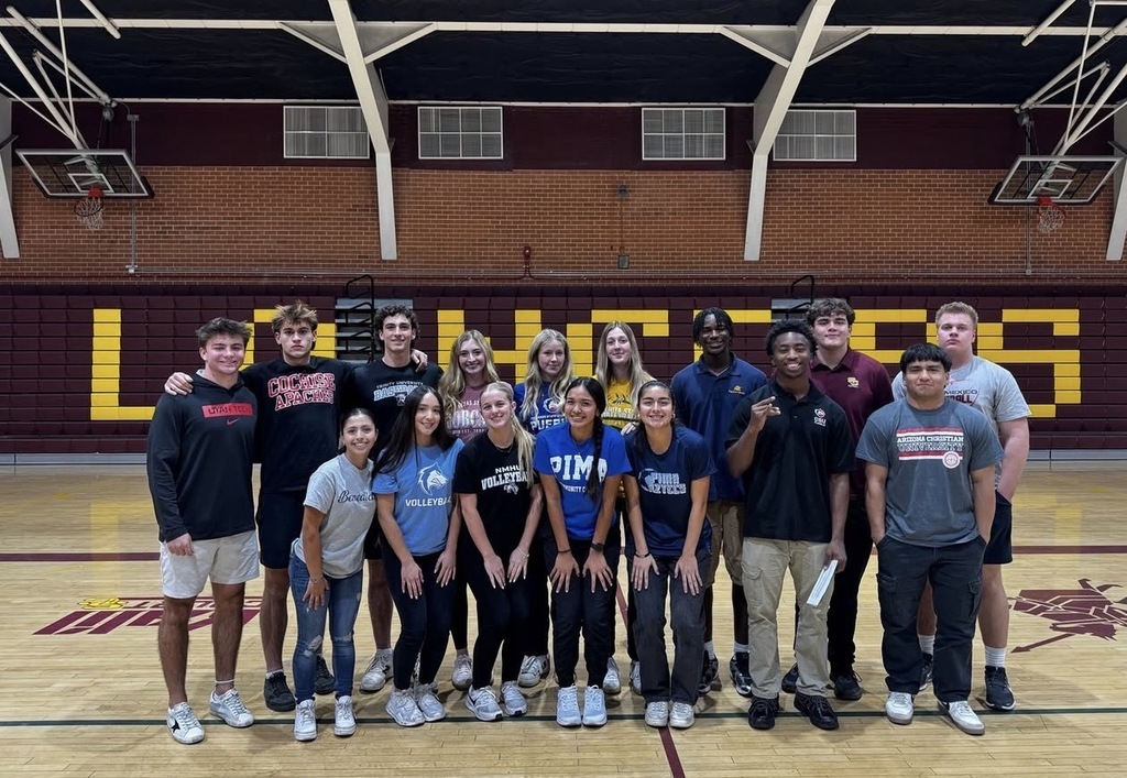 Yesterday, Salpointe hosted the 2026 Lancer Spring Athletic Commitment Ceremony, celebrating Lancers who will continue their athletic careers at the collegiate level.
Congratulations to our committed student-athletes:
Isaiah Bright (Basketball, Southweste