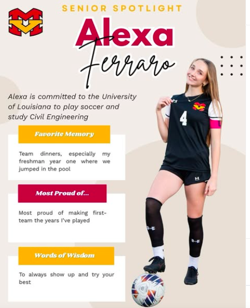 Senior Spotlight on #4 Alexa Ferraro!