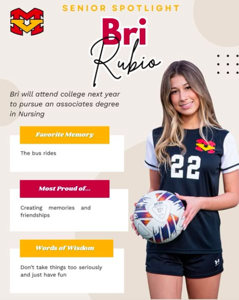 Senior Spotlight on #22 Bri Rubio!